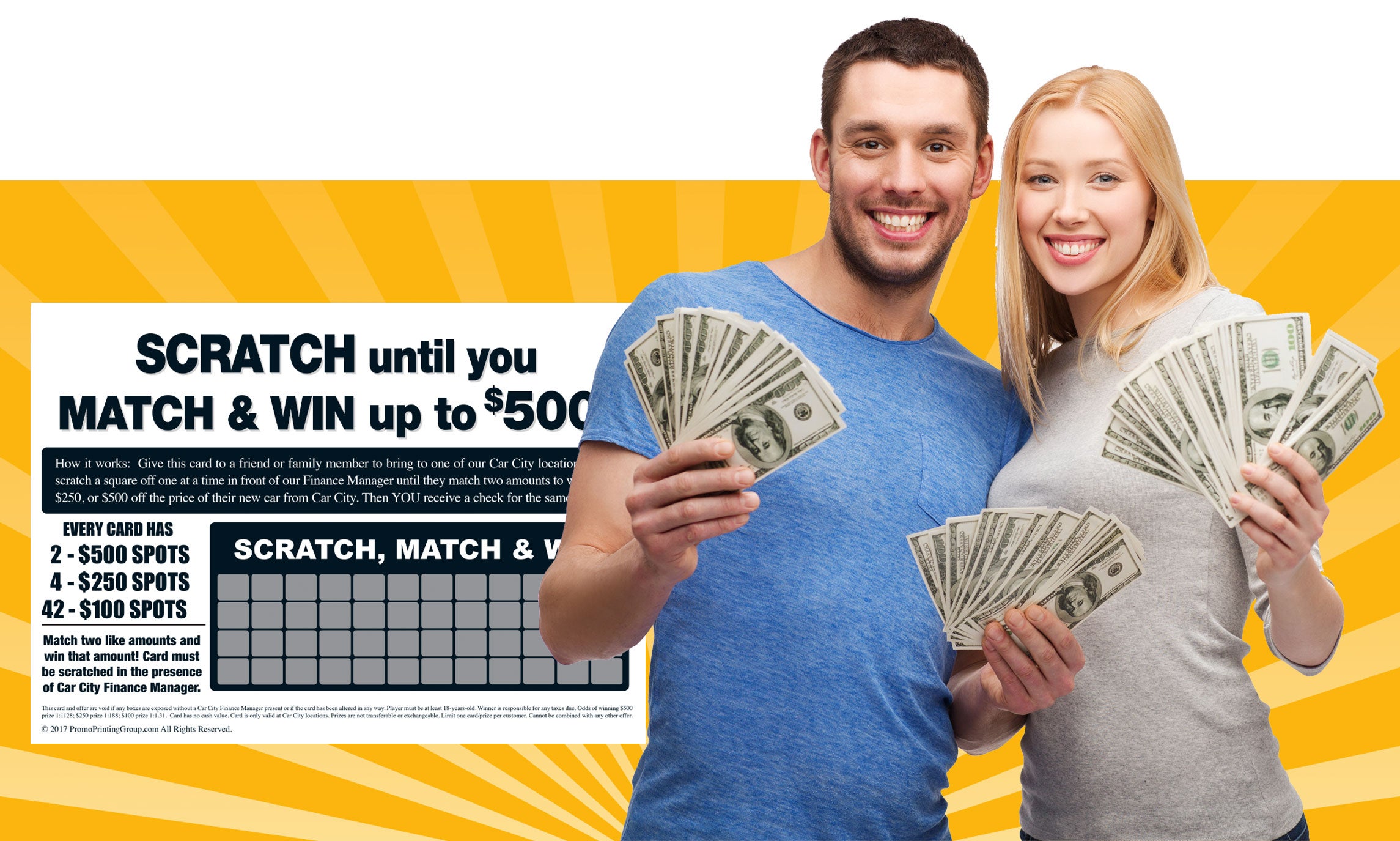 Refer a Friend, Win up to $500!